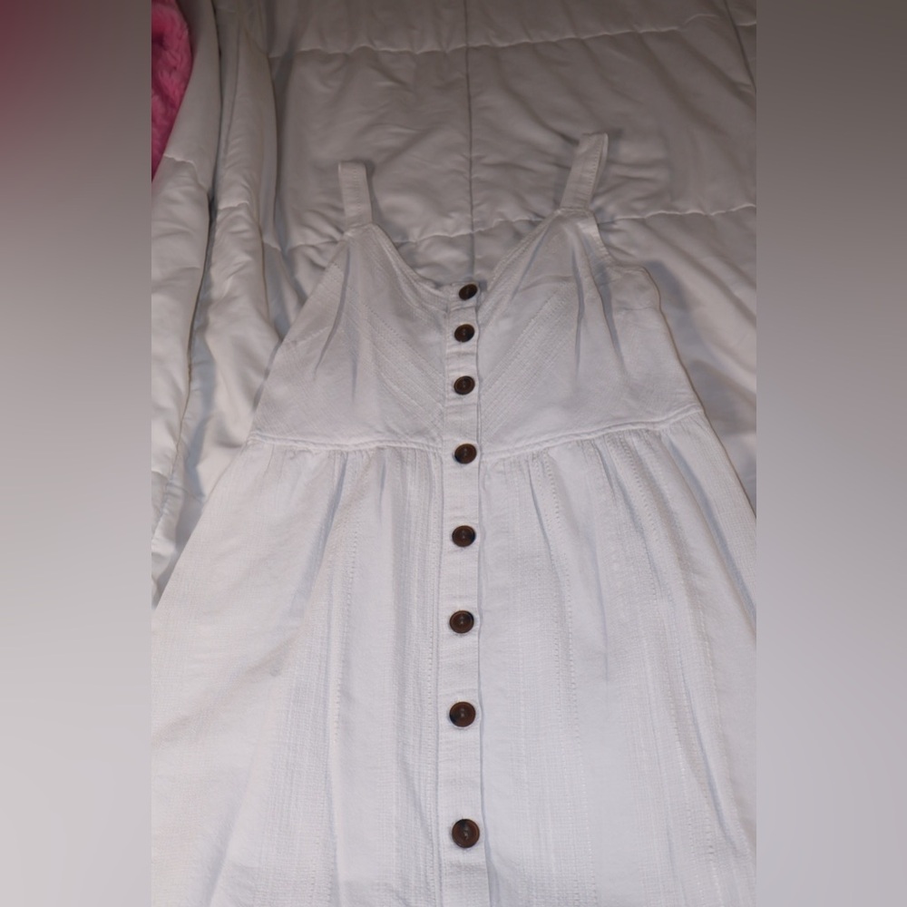 Universal Thread Cream Sundress Sleeveless Spaghetti Strap